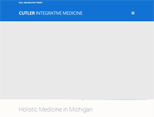 Tablet Screenshot of cutlerintegrativemedicine.com